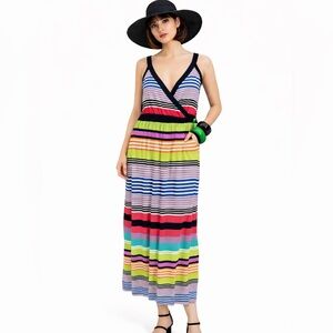 Lane Bryant Colorful Striped Maxi Dress size 18/20